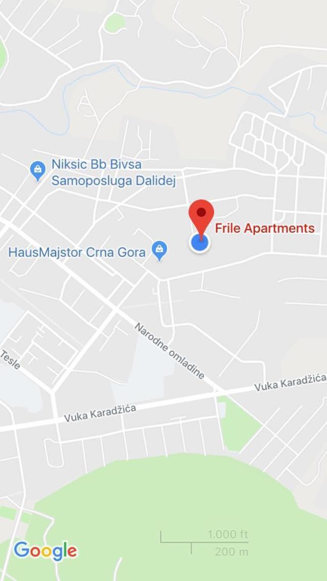 Frile Apartments Nikšić Eksteriør billede